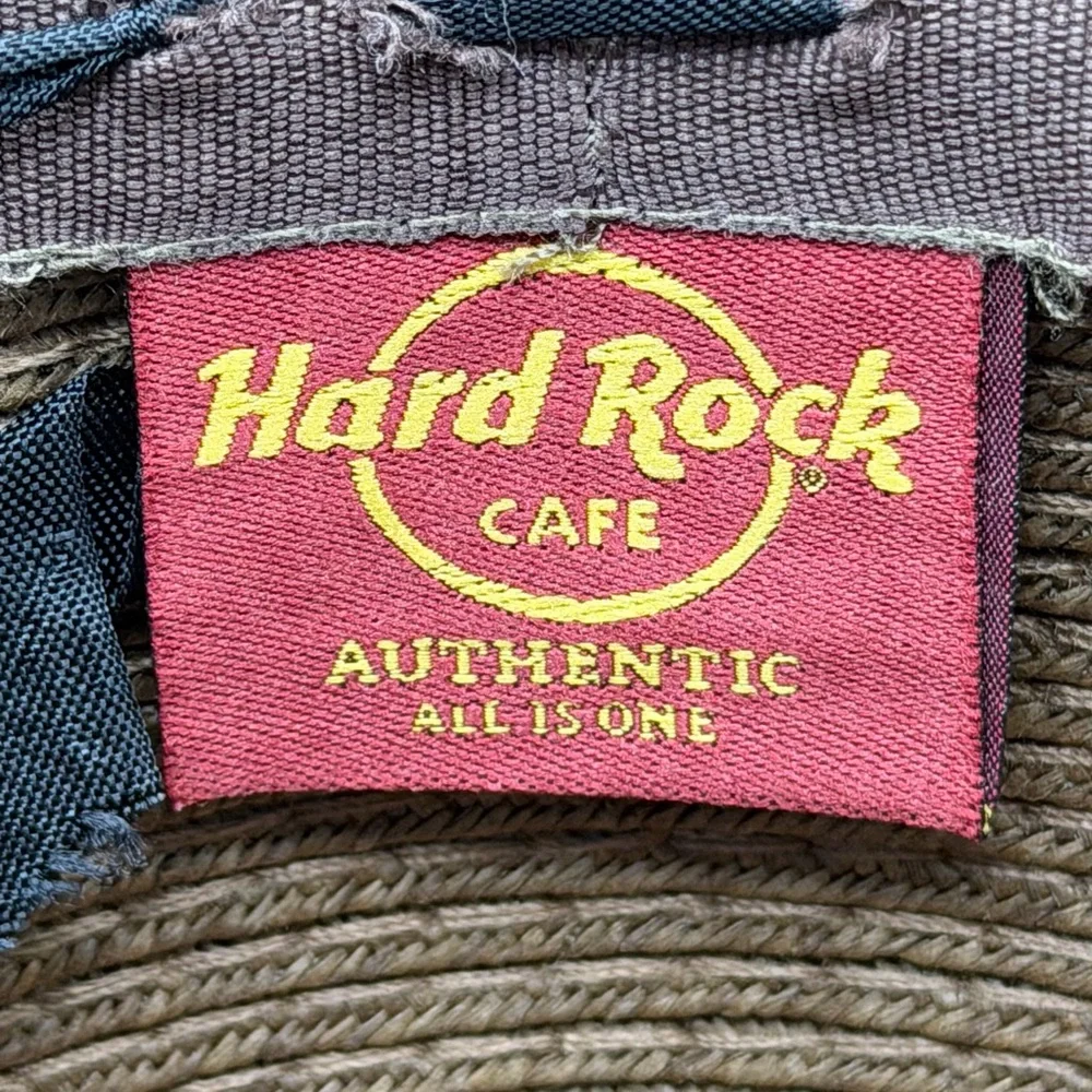 Hard Rock Cafe Tan Woven Hat